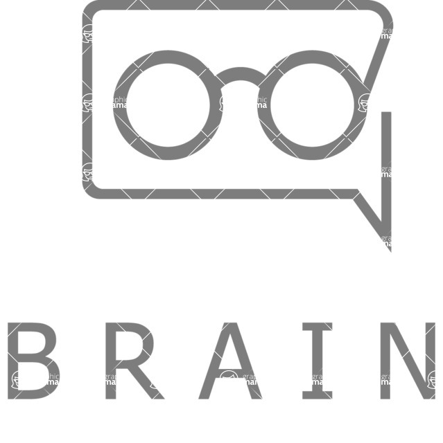 Business Logo Templates - vector graphics in a pack from GraphicMama - Vector Logo Design Template for Business with Glasses